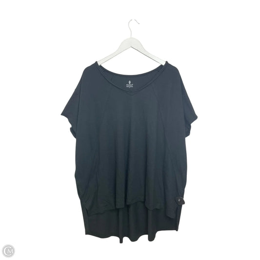 Top Short Sleeve By Free People In Black, Size: Sp