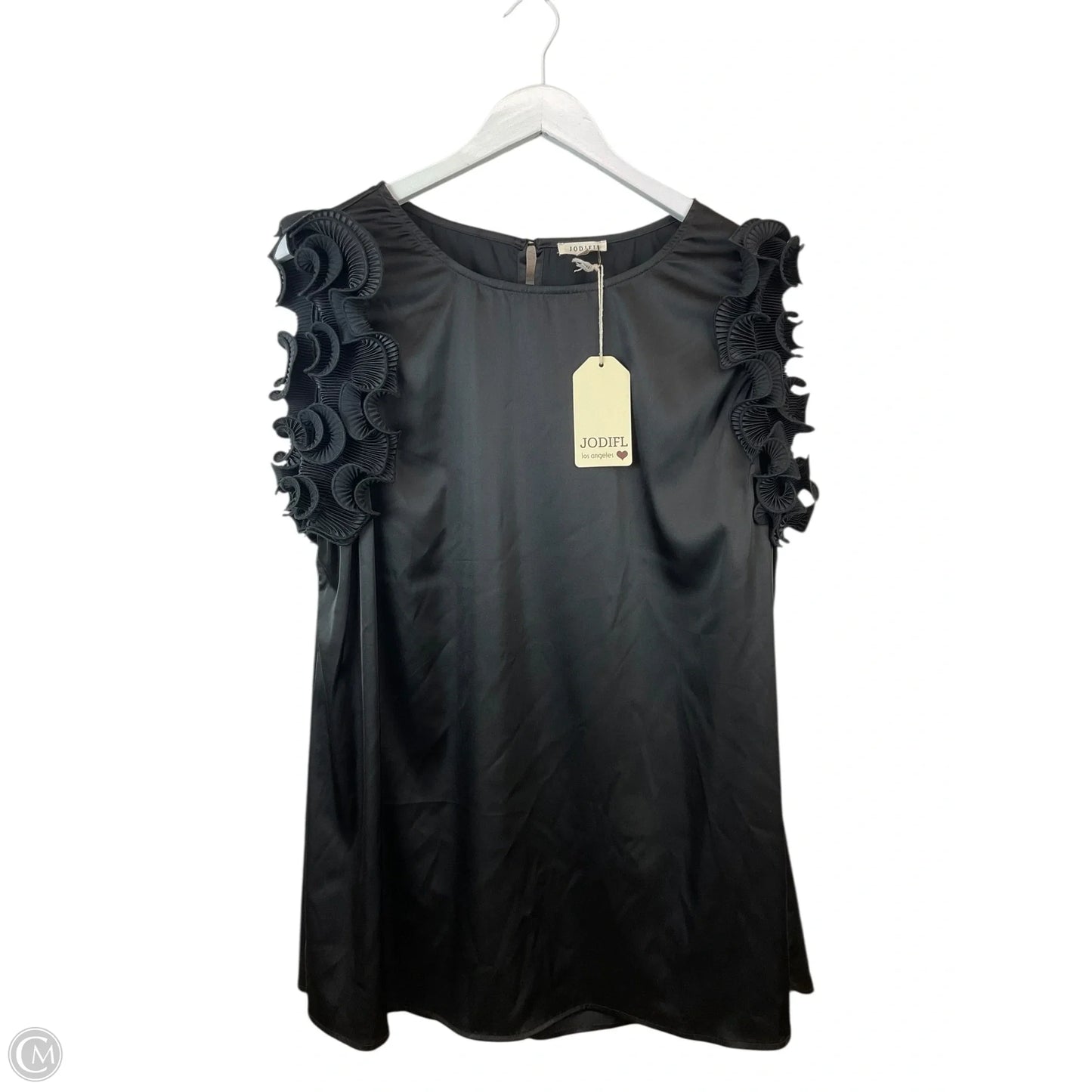 Top Sleeveless By Jodifl In Black, Size: 2x