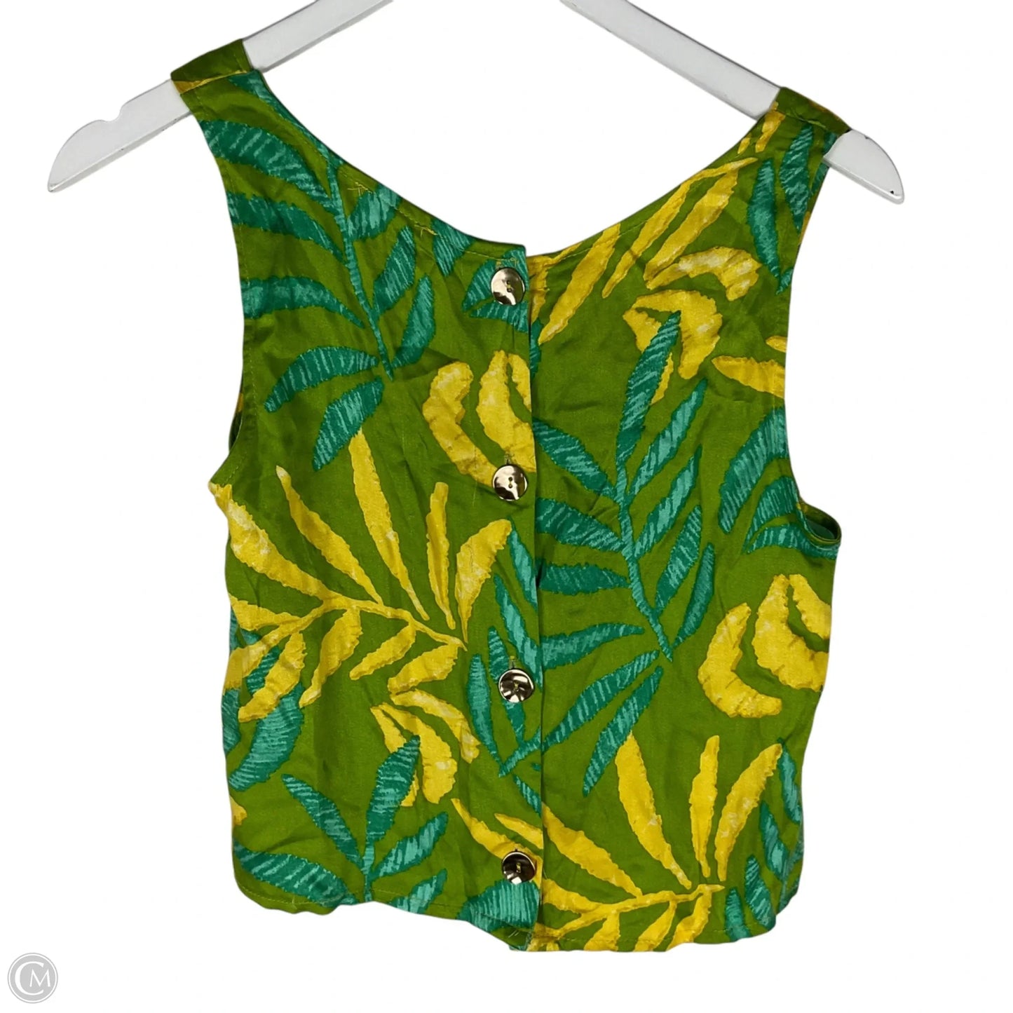 Top Sleeveless By Haute Hippie In Green, Size: S