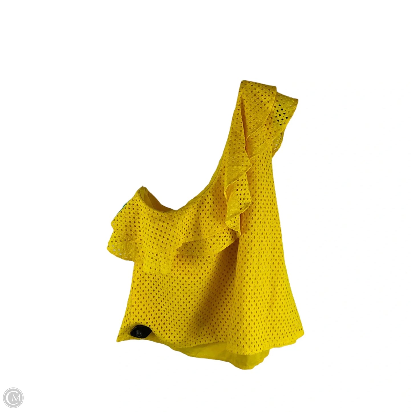 Top Sleeveless By Banana Republic In Yellow, Size: Xl
