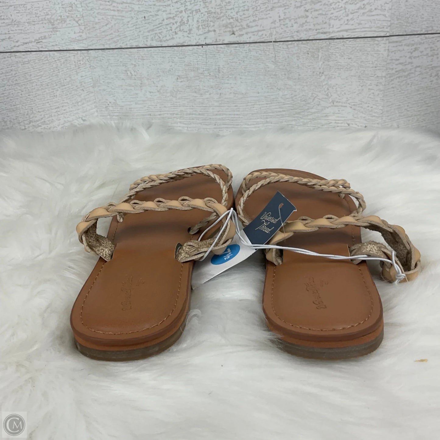Sandals Flats By Universal Thread In Brown, Size: 7.5