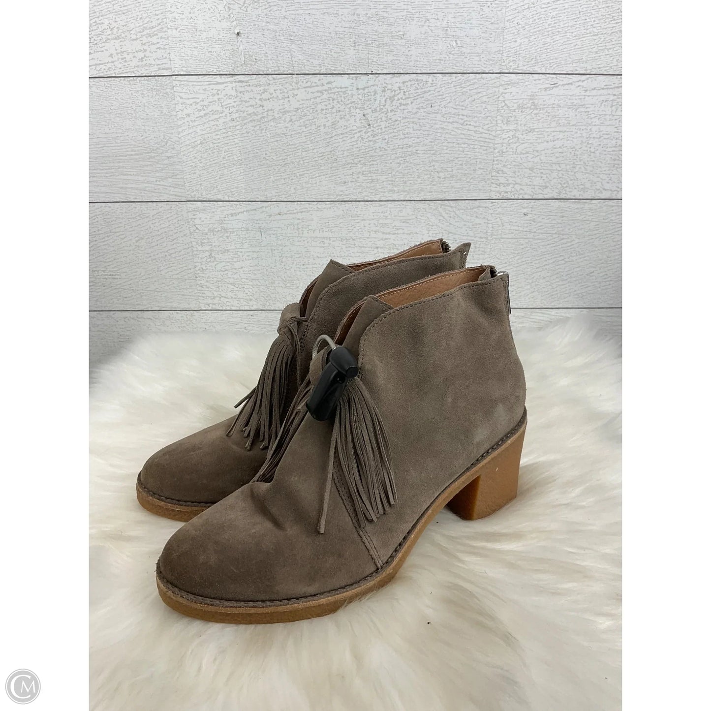 Shoes Designer By Ugg In Grey, Size: 9.5