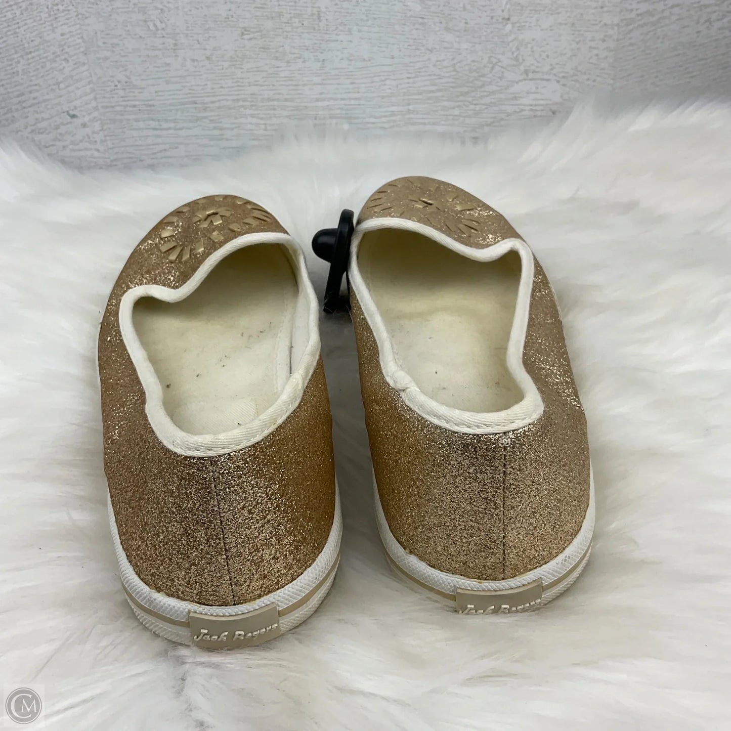 Shoes Flats By Jack Rogers In Gold, Size: 8