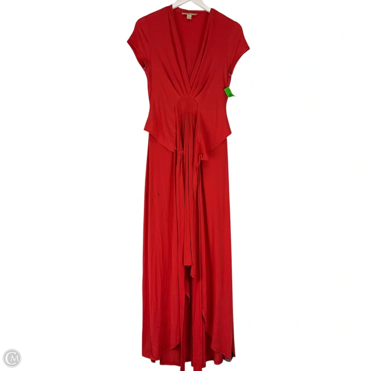 Dress Casual Maxi By Michael By Michael Kors In Orange, Size: 8