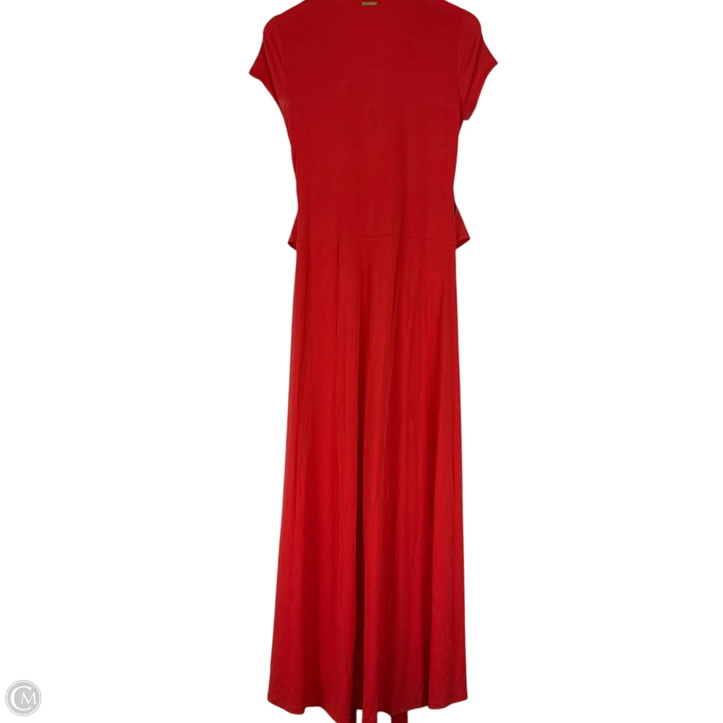 Dress Casual Maxi By Michael By Michael Kors In Orange, Size: 8