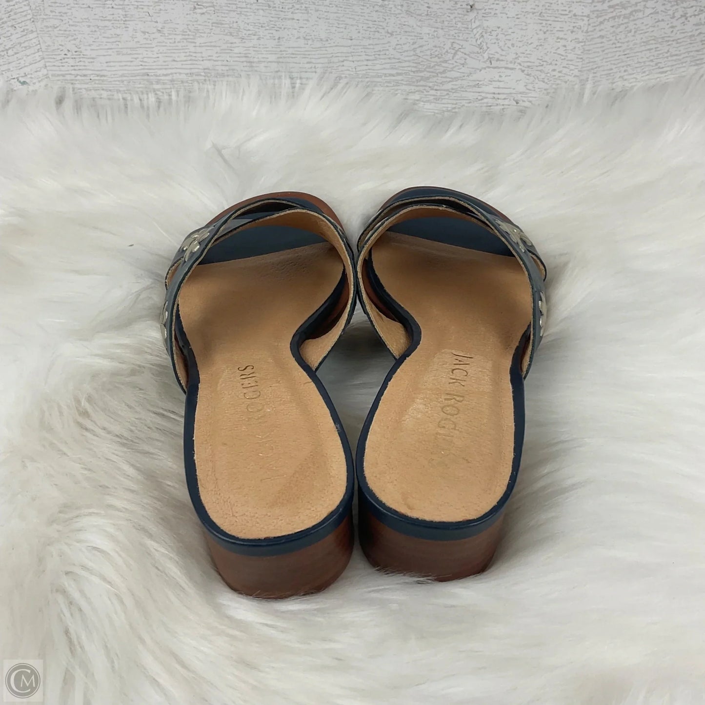 Shoes Heels Block By Jack Rogers In Blue, Size: 7.5