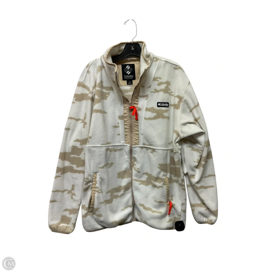 Jacket Faux Fur & Sherpa By Columbia In Cream, Size: L