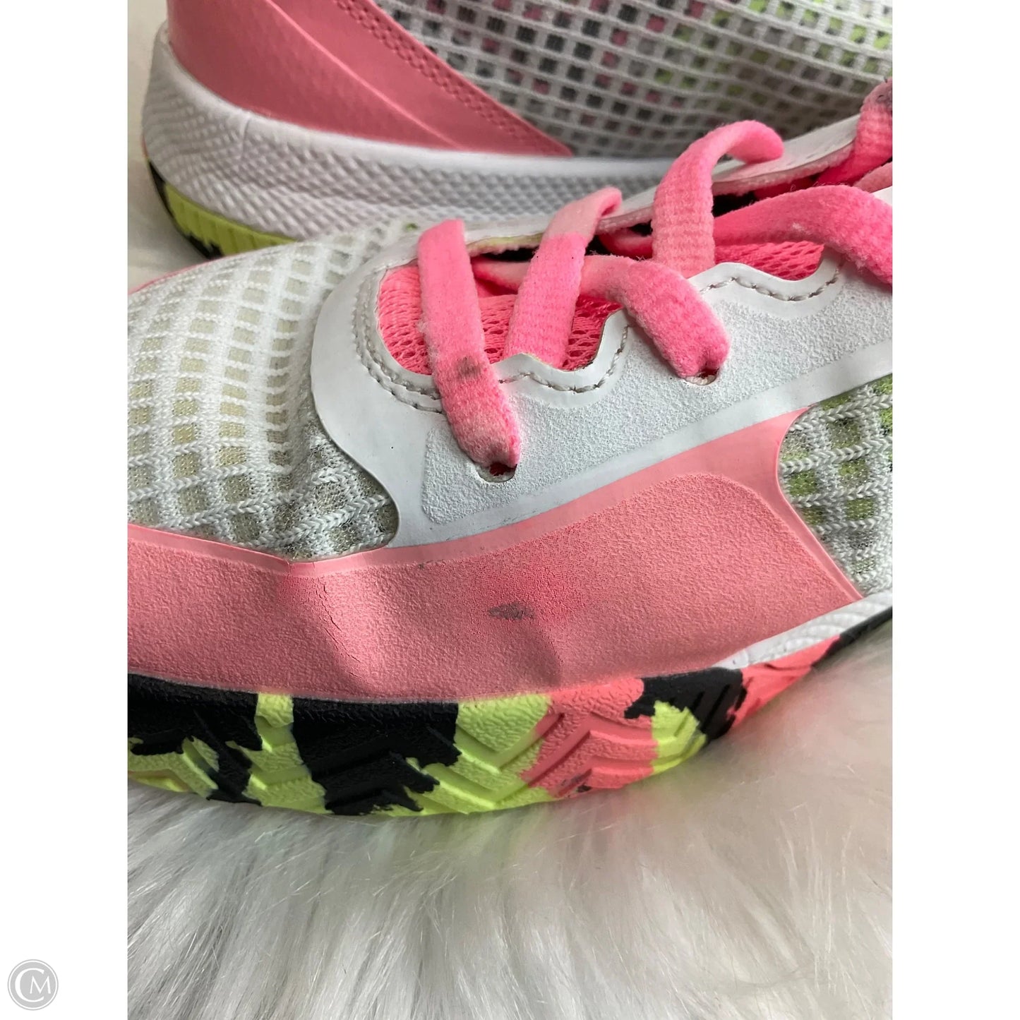 Shoes Athletic By Skechers In Pink & White, Size: 8