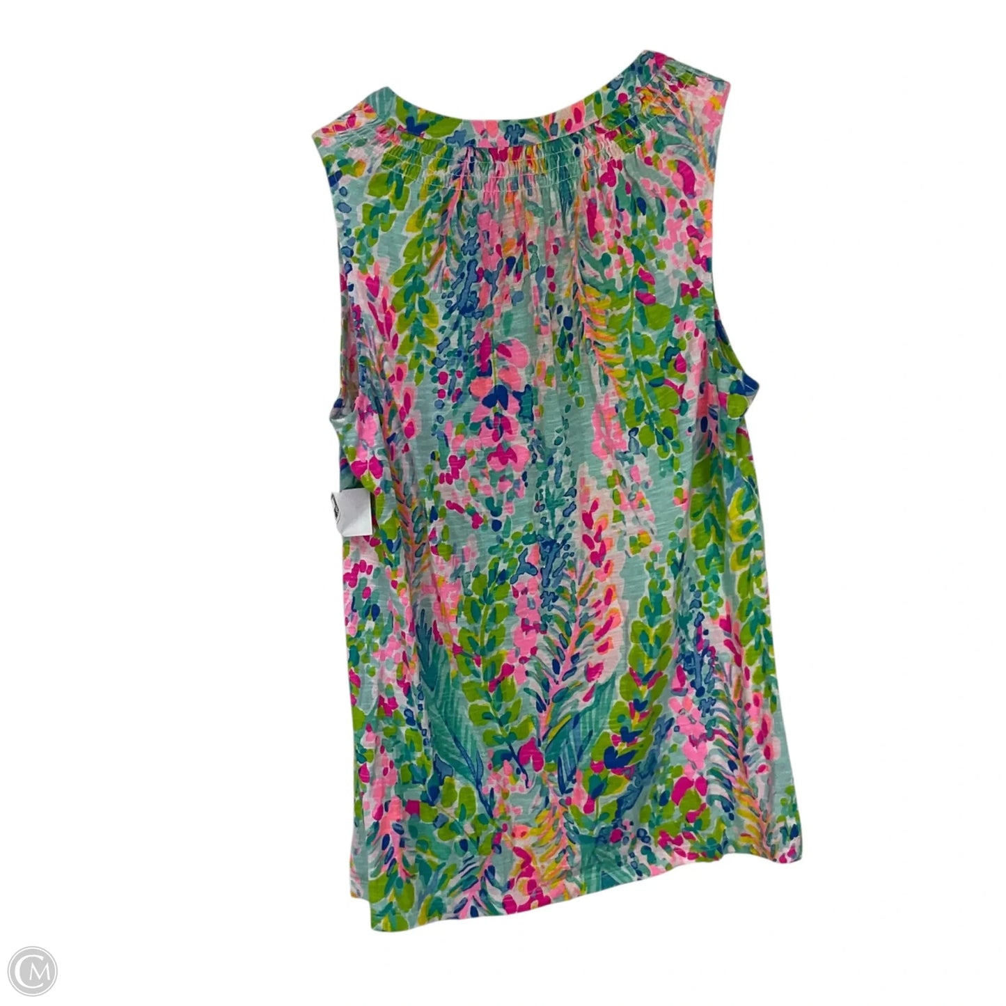 Top Sleeveless Designer By Lilly Pulitzer In Blue, Size: Xs