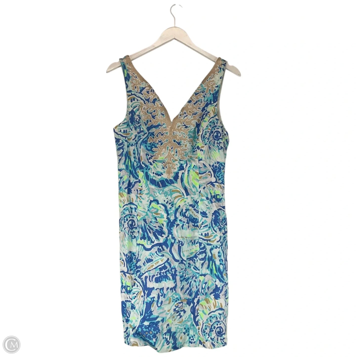 Dress Designer By Lilly Pulitzer In Blue, Size: 8