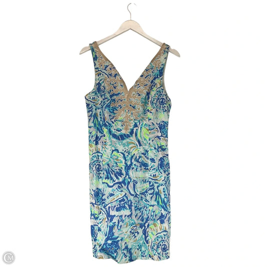 Dress Designer By Lilly Pulitzer In Blue, Size: 8