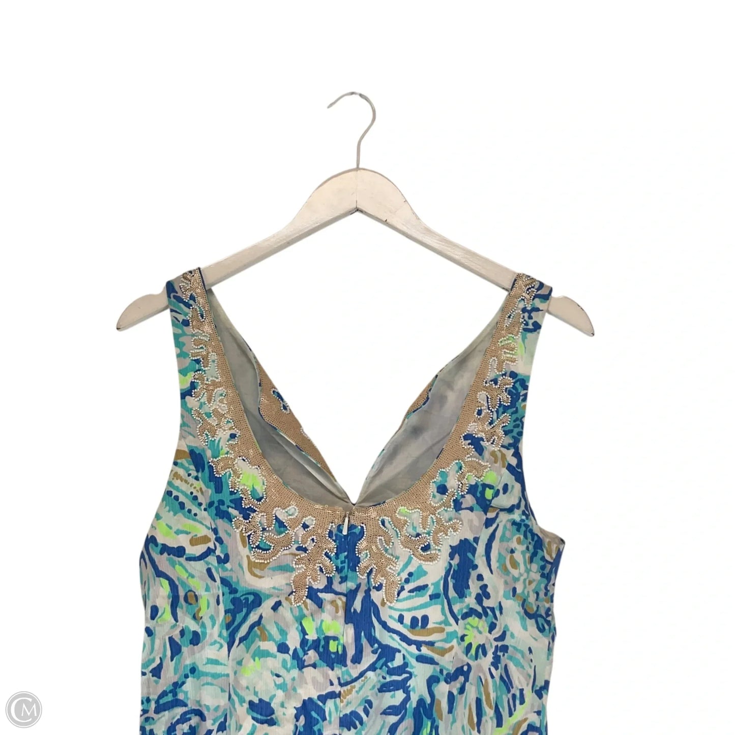 Dress Designer By Lilly Pulitzer In Blue, Size: 8