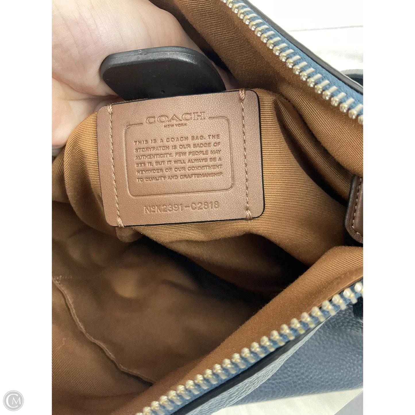 Crossbody Designer By Coach, Size: Large