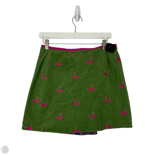 Skirt Designer By Lilly Pulitzer In Green & Pink, Size: 16