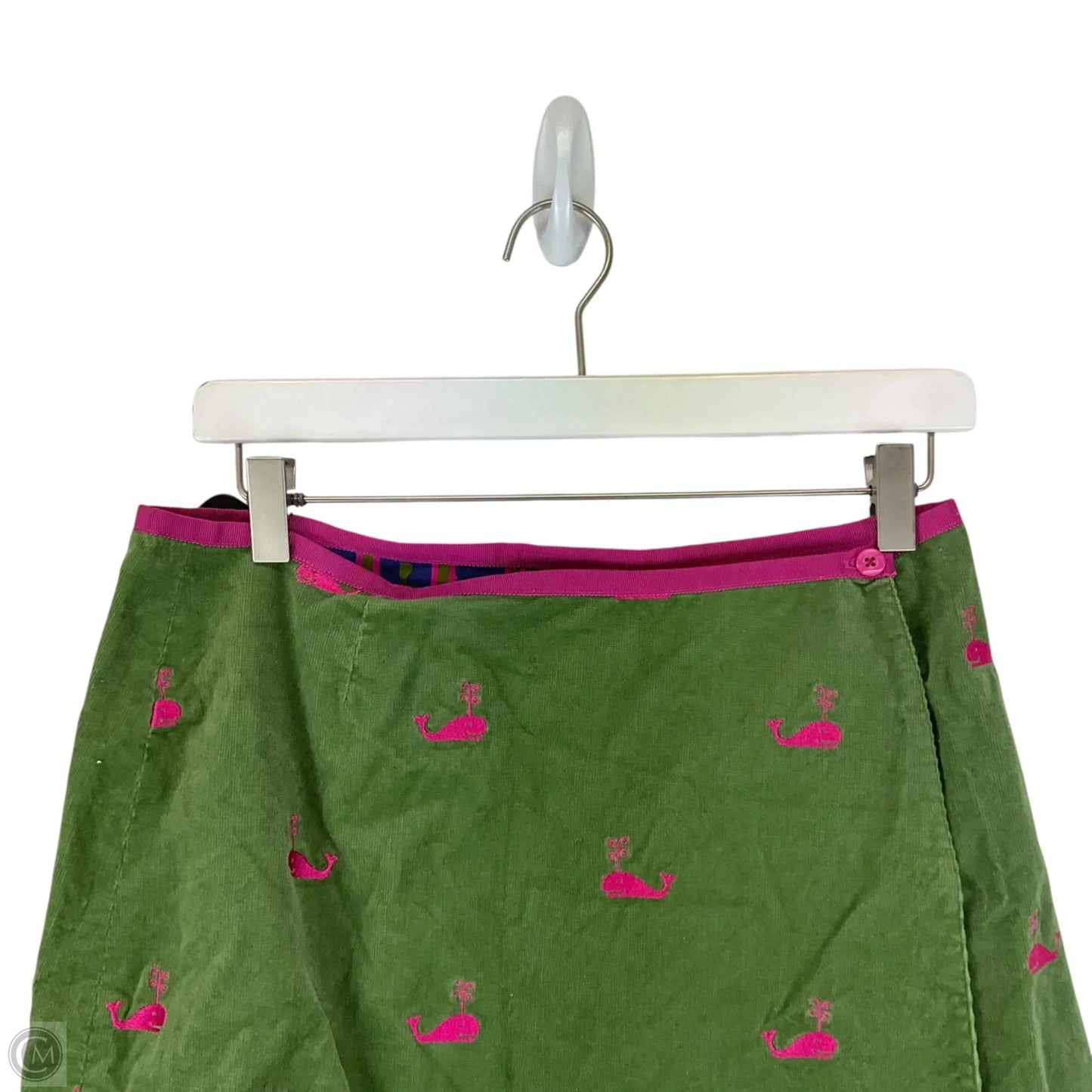 Skirt Designer By Lilly Pulitzer In Green & Pink, Size: 16