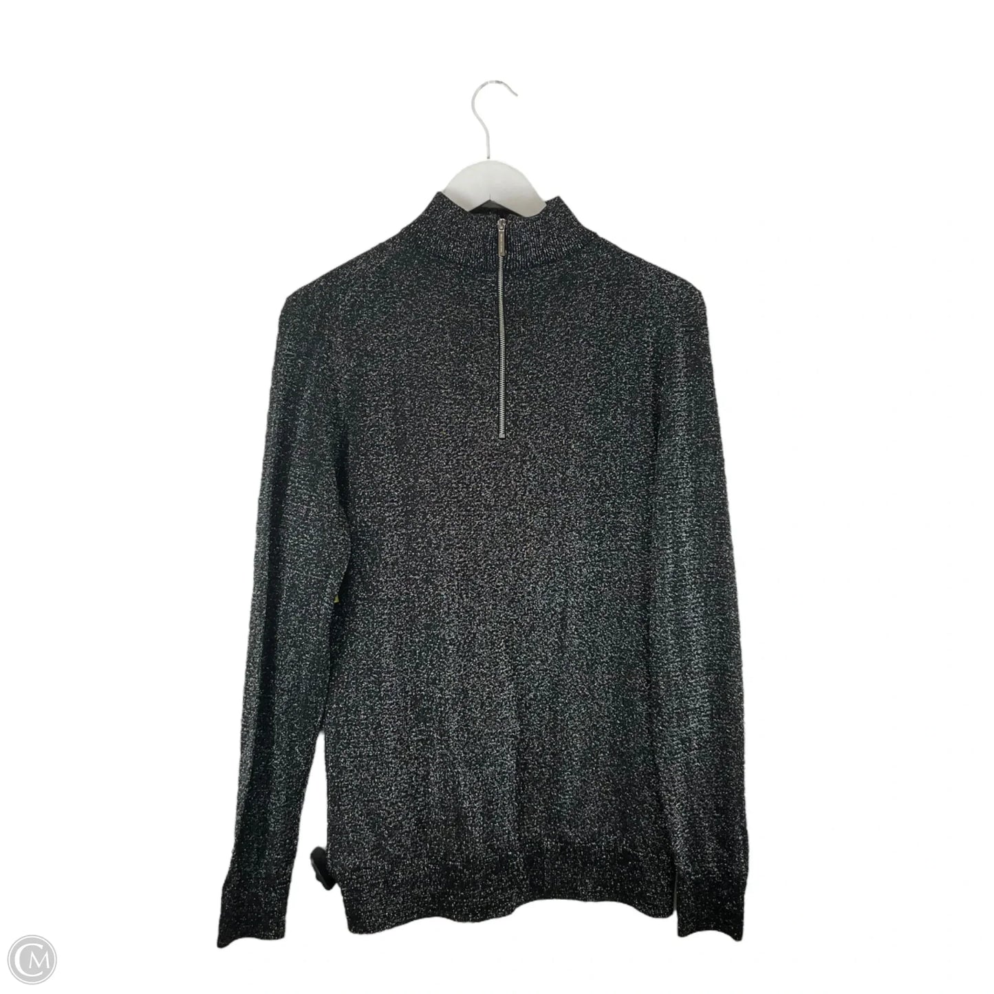 Top Long Sleeve By Michael By Michael Kors In Silver, Size: L