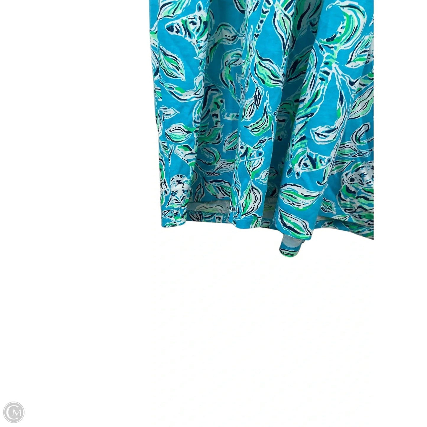 Dress Designer By Lilly Pulitzer In Blue & Green, Size: Xs
