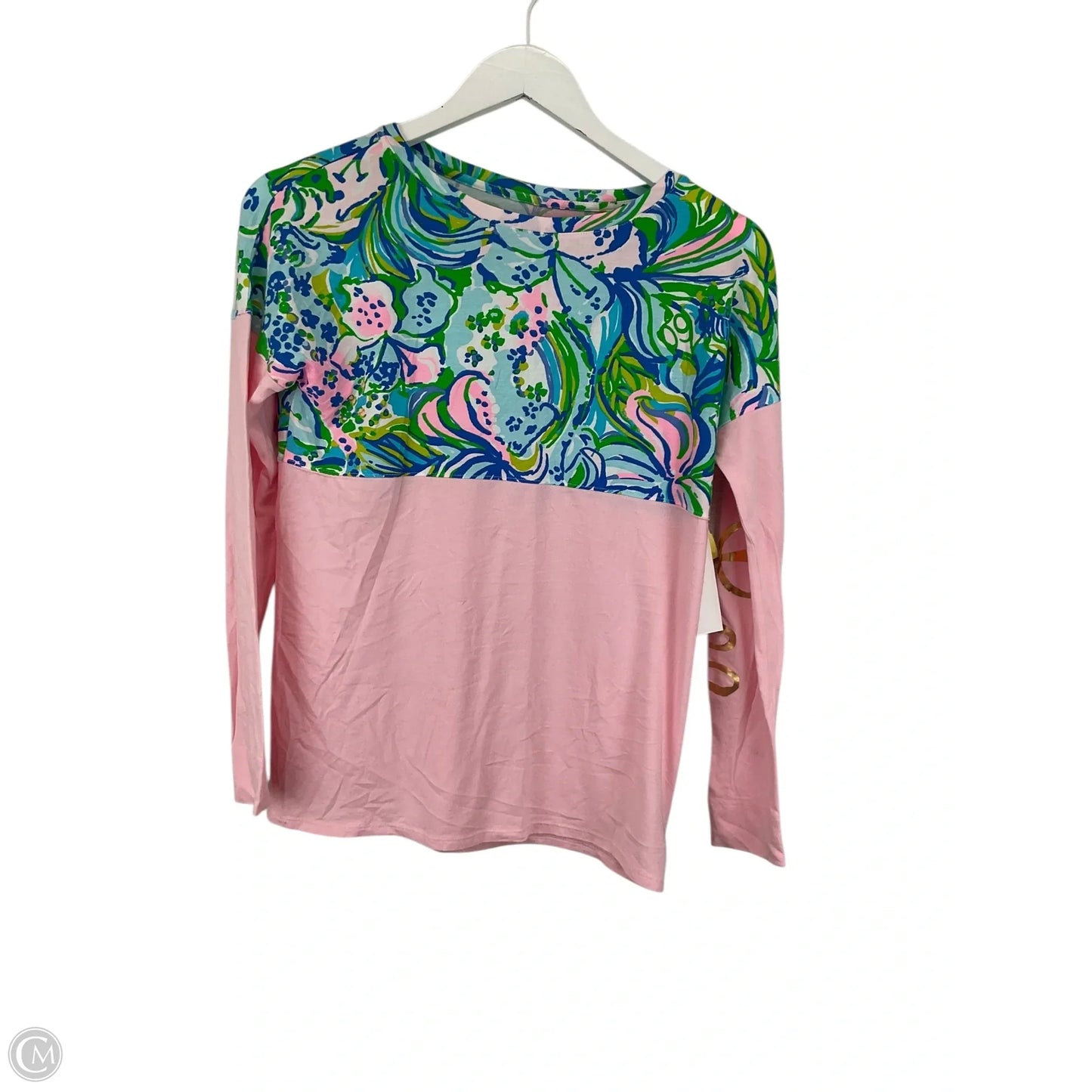 Top Long Sleeve Designer By Lilly Pulitzer In Pink, Size: Xxs