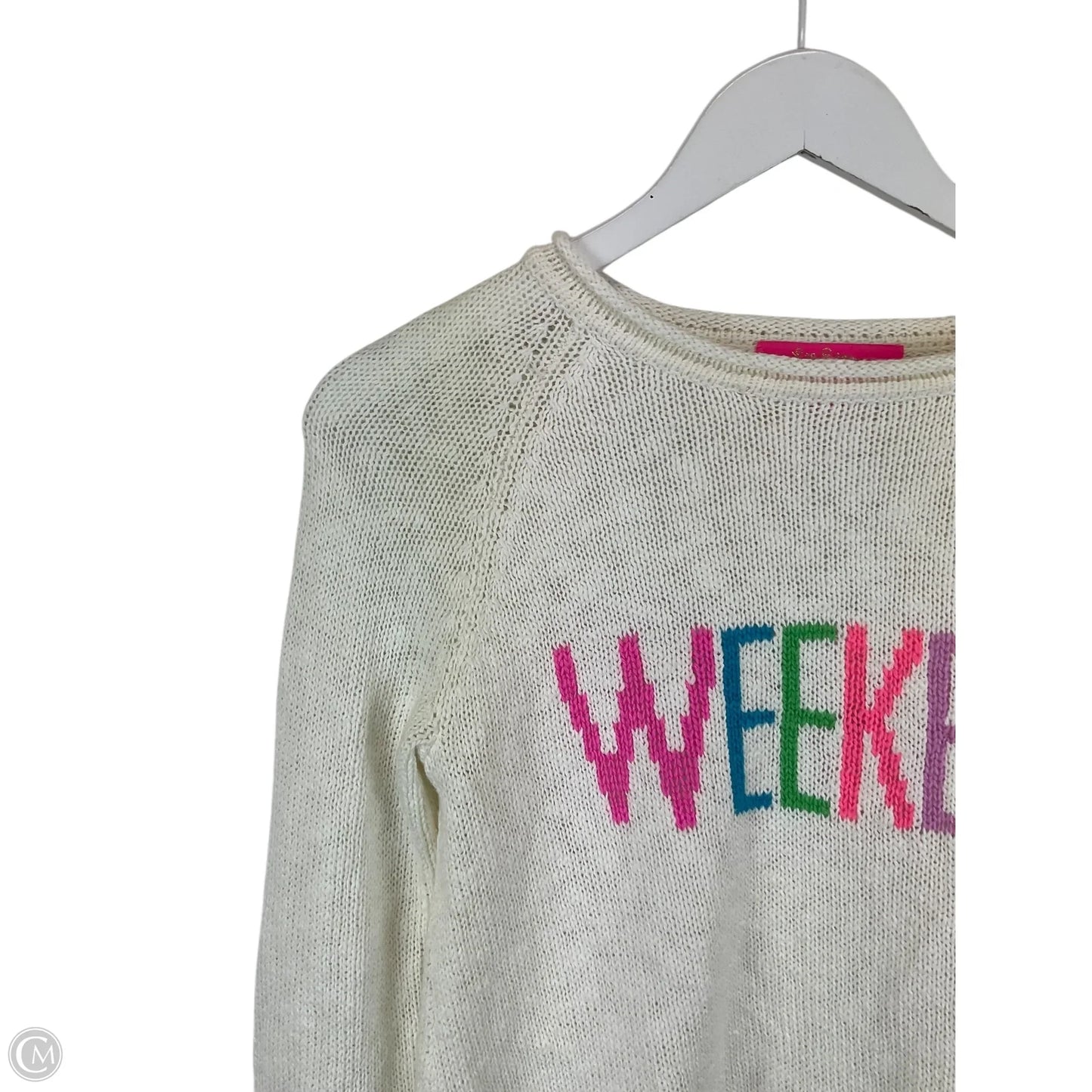 Sweater Designer By Lilly Pulitzer In Cream, Size: Xs