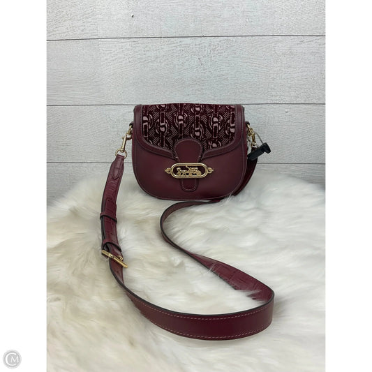 Crossbody Designer By Coach, Size: Medium