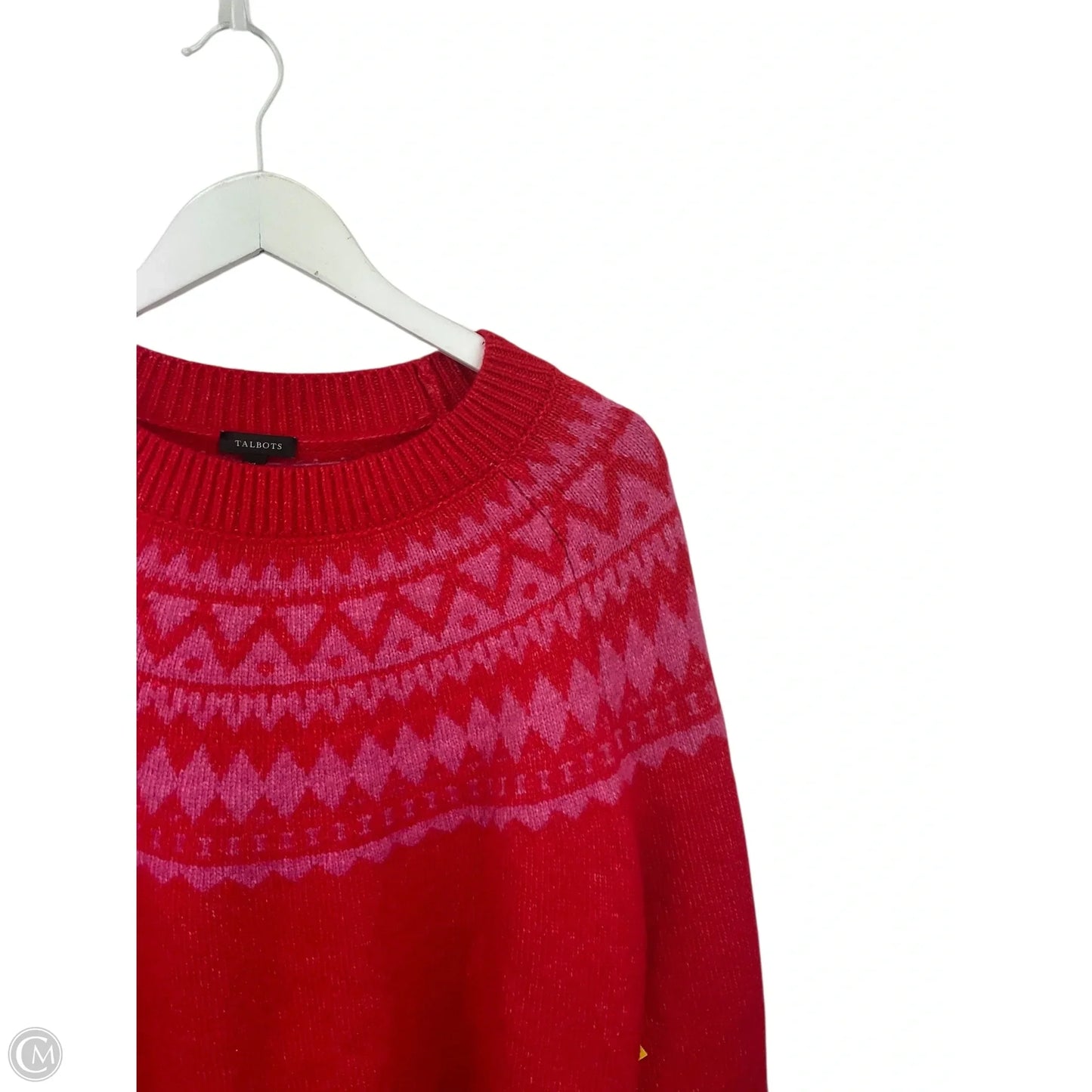 Sweater By Talbots In Red, Size: Xl