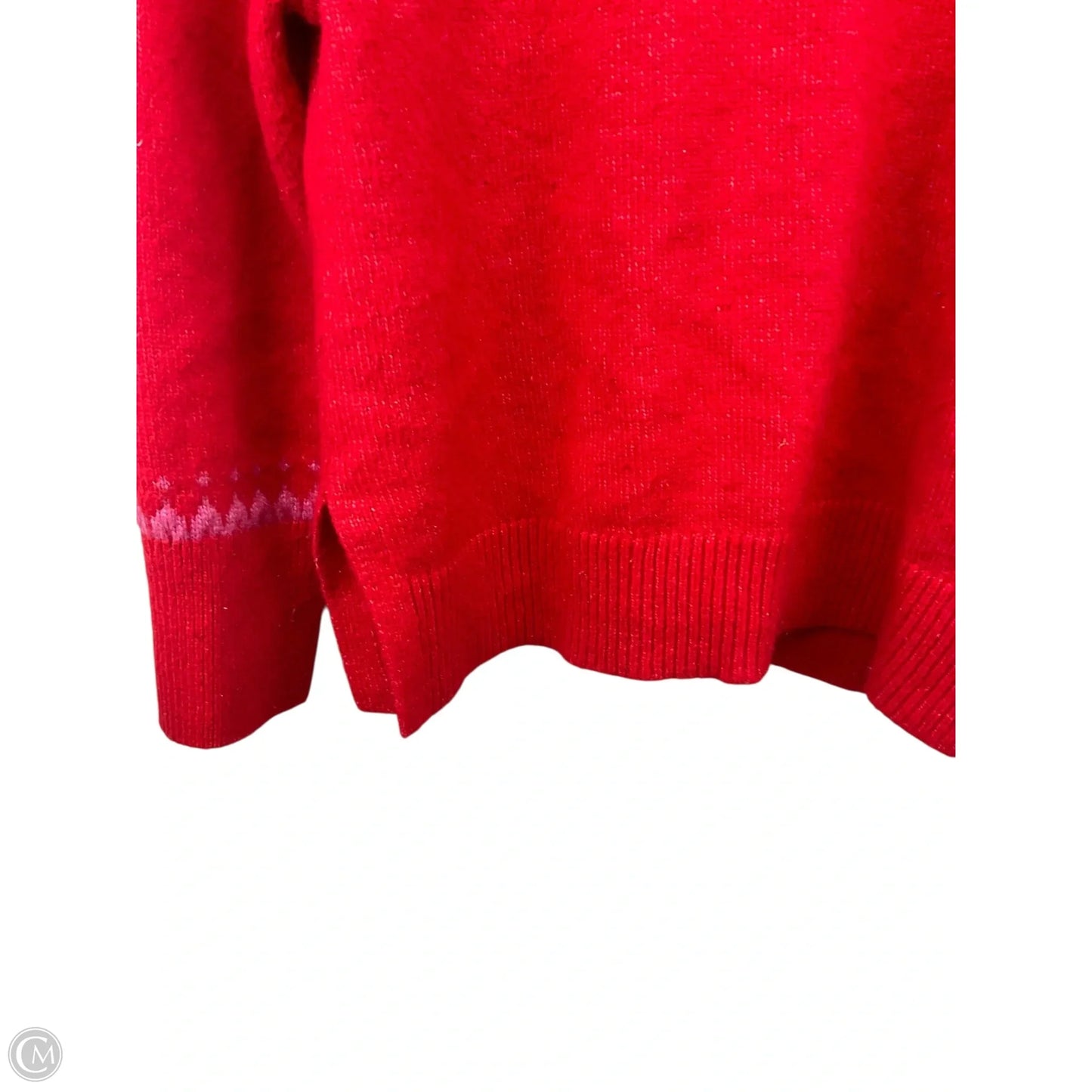 Sweater By Talbots In Red, Size: Xl