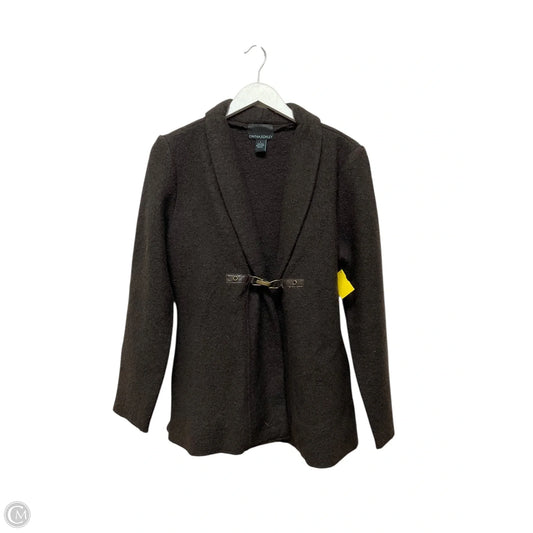 Coat Peacoat By Cynthia Rowley In Brown, Size: L