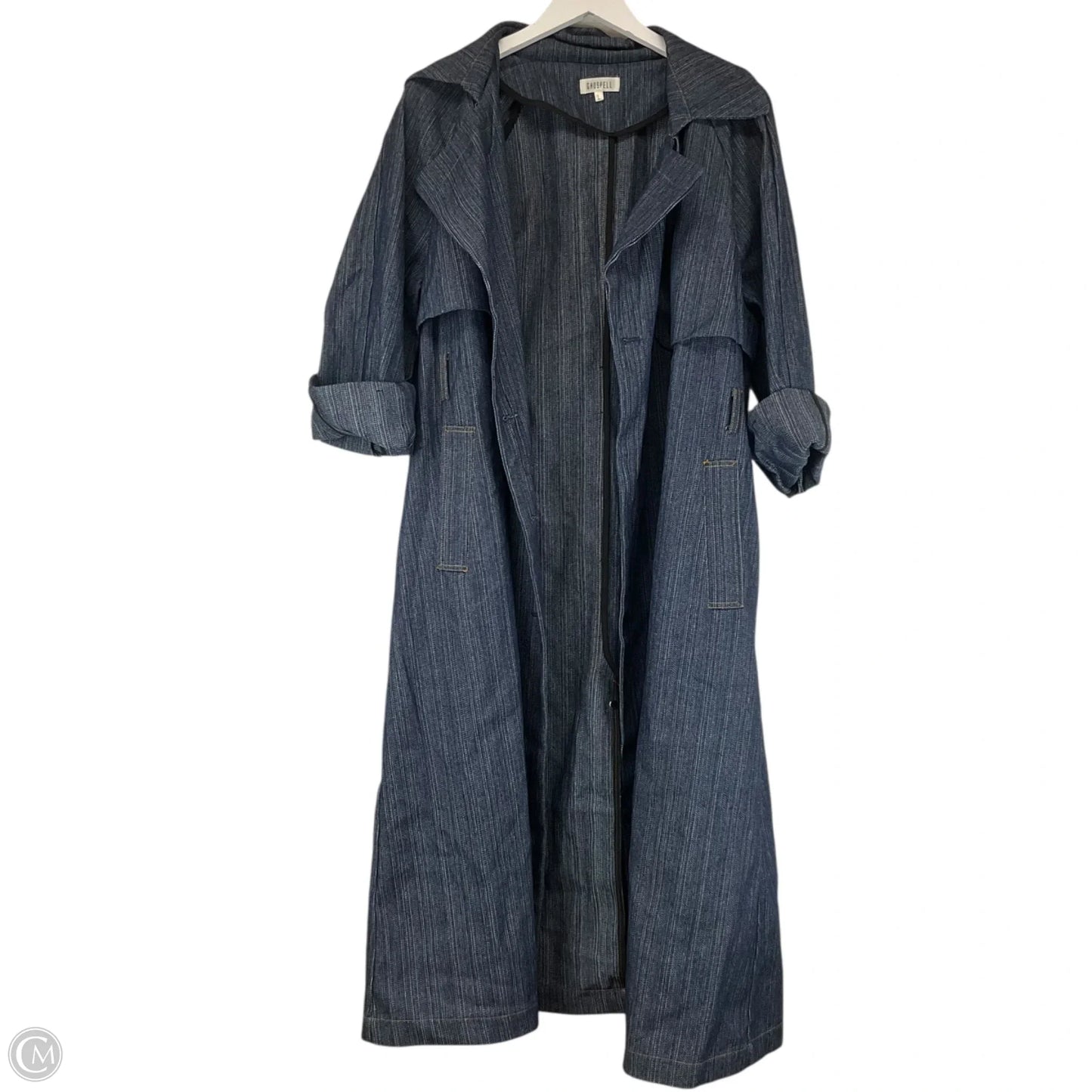 Dress Casual Maxi By Clothes Mentor In Blue Denim, Size: L