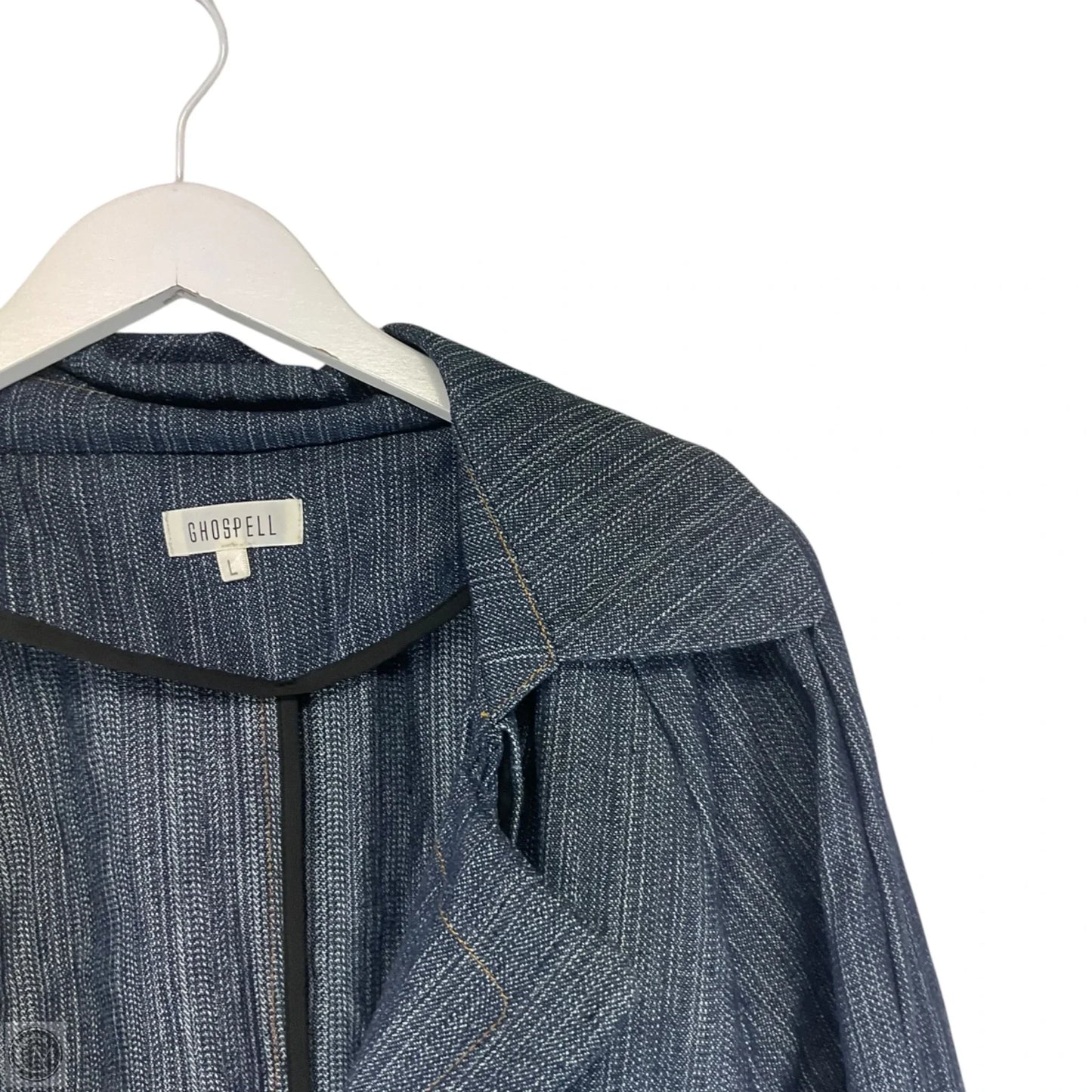 Dress Casual Maxi By Clothes Mentor In Blue Denim, Size: L