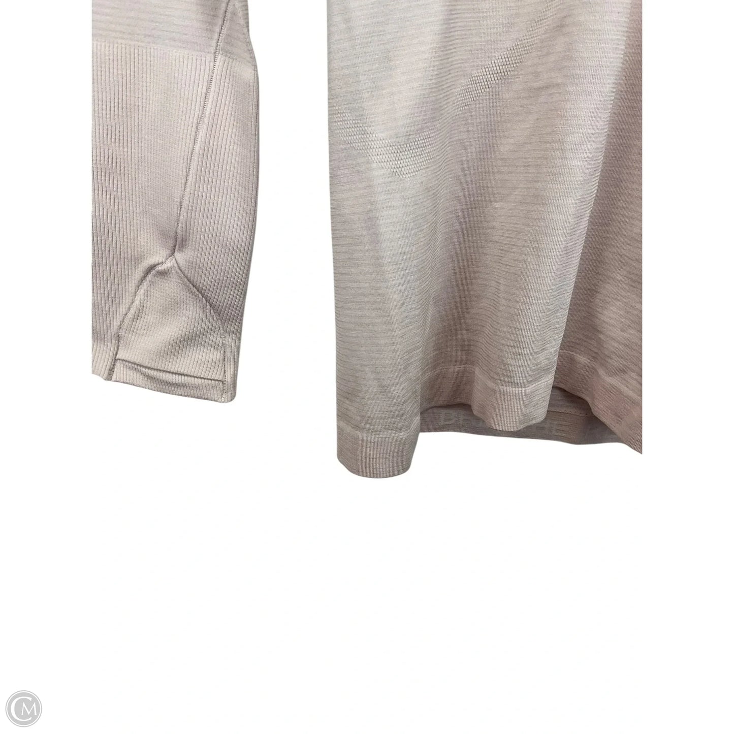 Athletic Top Long Sleeve Collar By Lululemon In Pink, Size: S