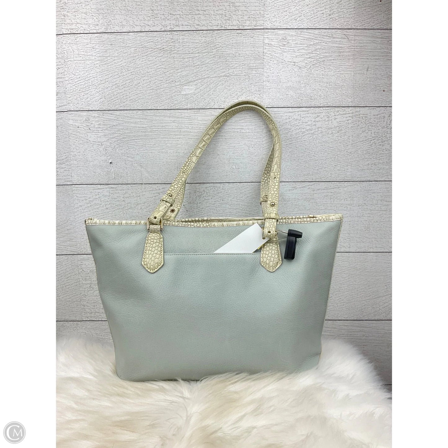 Handbag Designer By Brahmin, Size: Large