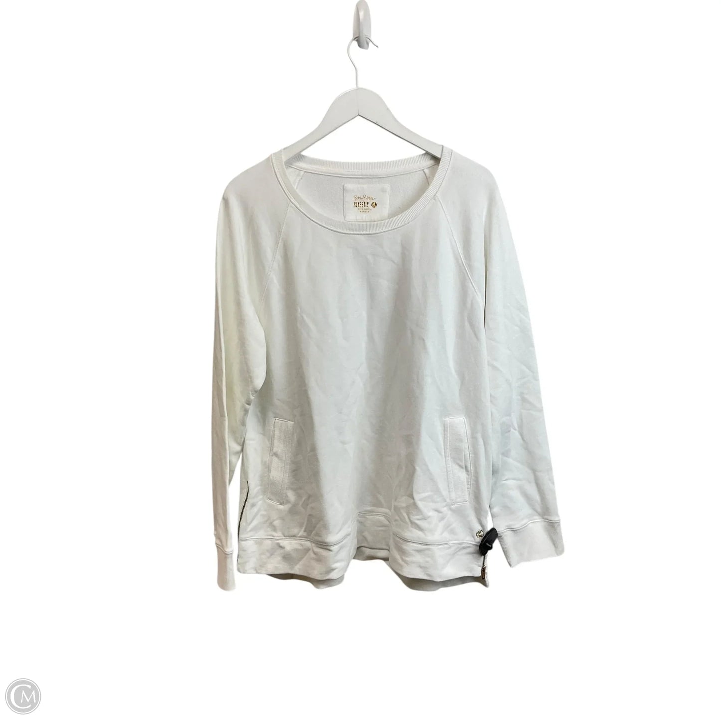 Sweatshirt Designer By Lilly Pulitzer In White, Size: Xl