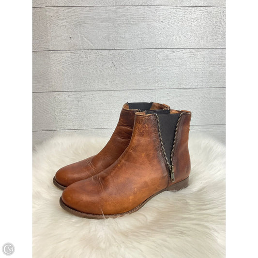Boots Designer By Frye In Brown, Size: 9