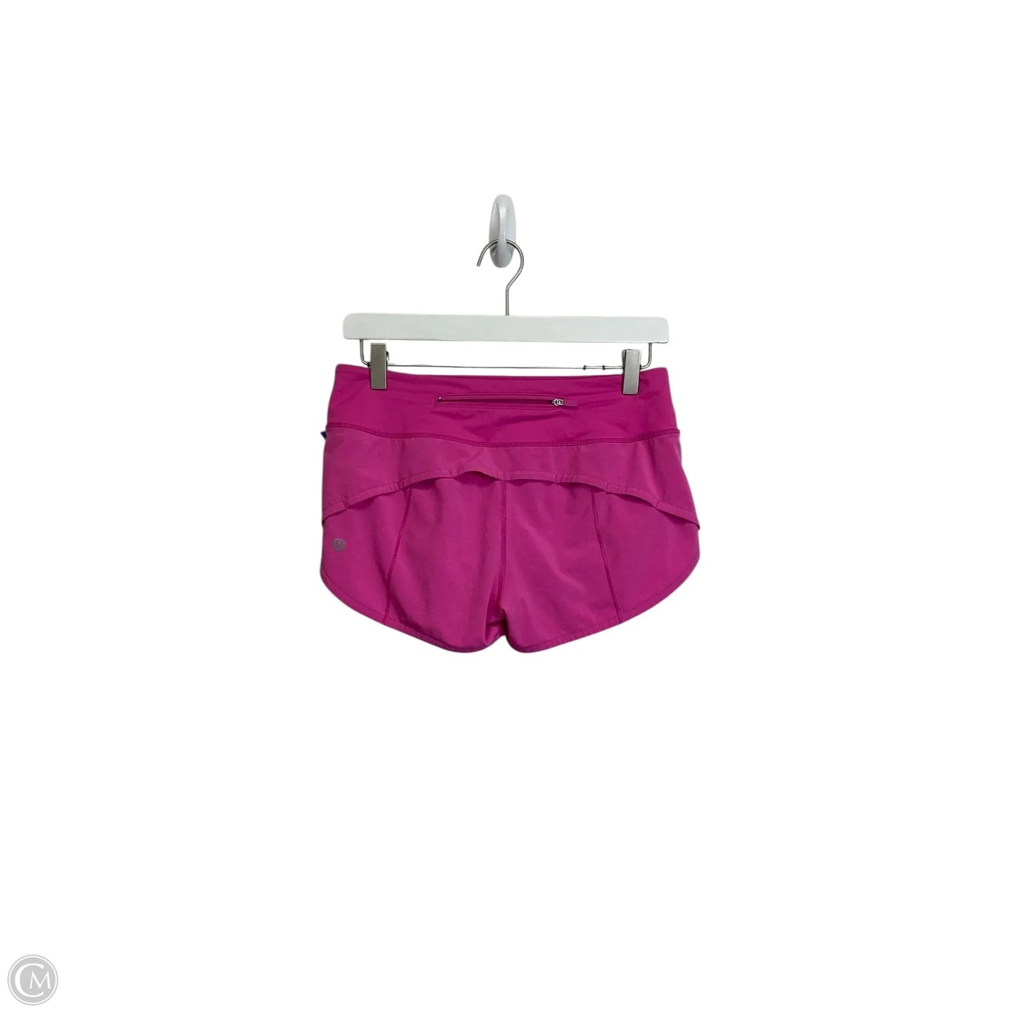 Athletic Shorts By Lululemon In Pink, Size: 4