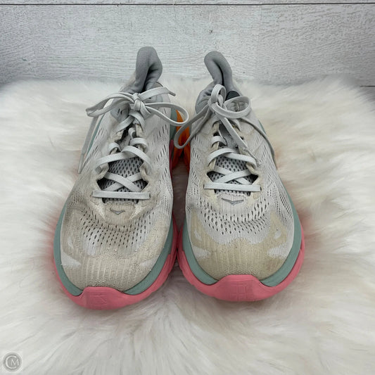 Shoes Athletic By Hoka In Grey, Size: 10