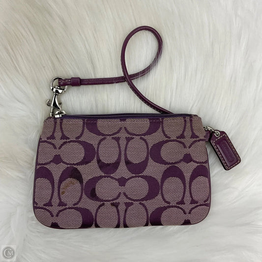 Wristlet Designer By Coach, Size: Small
