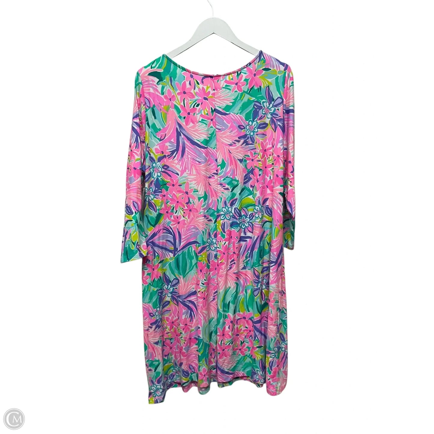 Dress Designer By Lilly Pulitzer In Pink & Purple, Size: Xxl