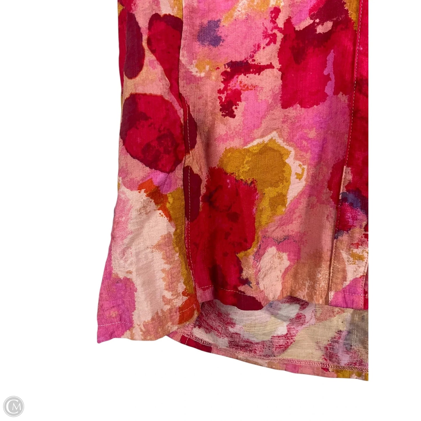 Top Short Sleeve By Pinch In Pink & Red, Size: M