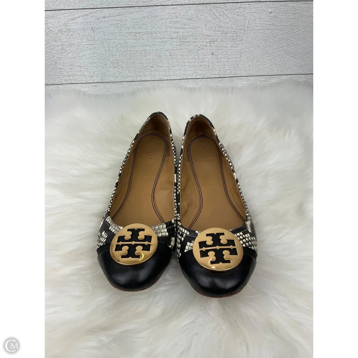 Shoes Designer By Tory Burch In Snakeskin Print, Size: 9