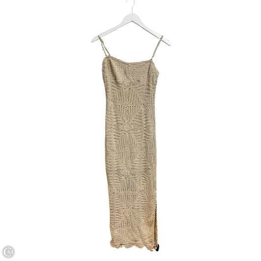 Dress Casual Maxi By Free People In Cream, Size: S