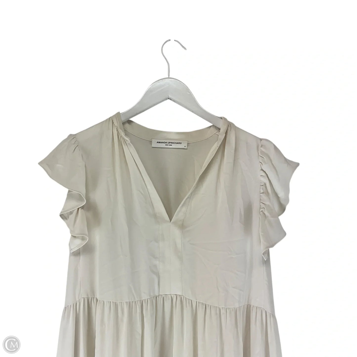 Dress Casual Midi By Amanda Uprichard In White, Size: M