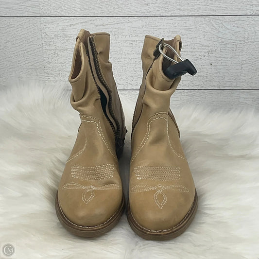 Boots Mid-calf Heels By Sundance In Tan, Size: 7.5