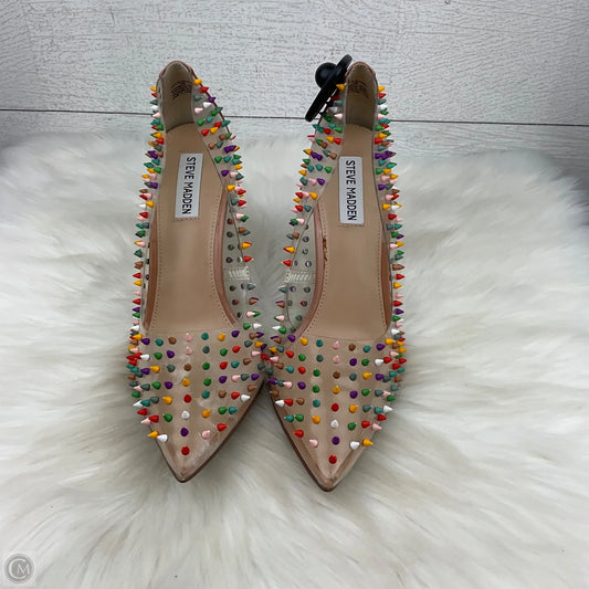 Shoes Heels Stiletto By Steve Madden In Clear, Size: 10
