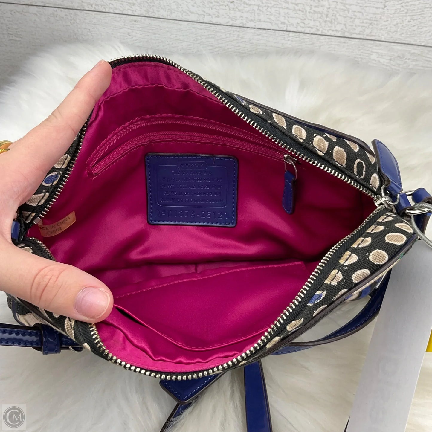 Crossbody Designer By Coach, Size: Medium