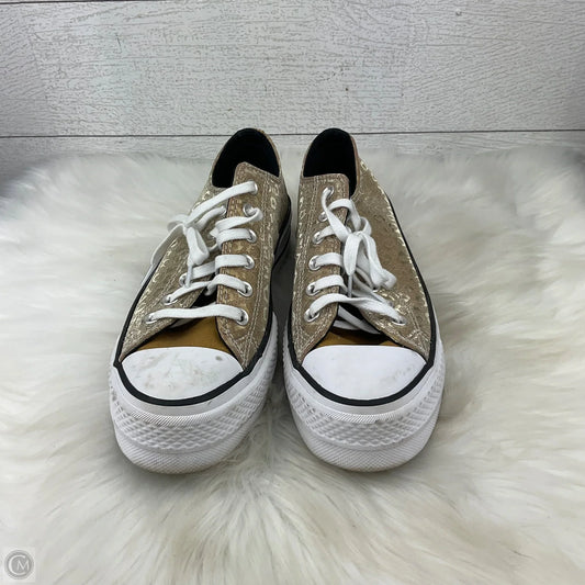 Shoes Sneakers By Converse In Gold, Size: 8.5