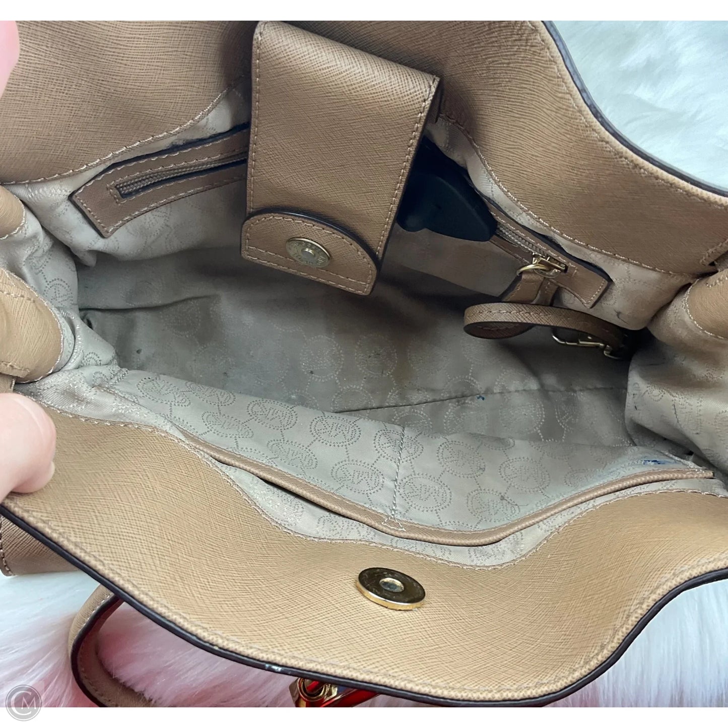 Handbag Designer By Michael Kors, Size: Medium