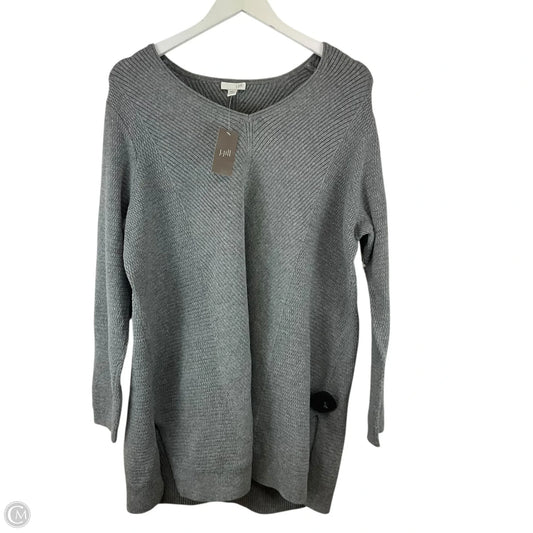 Sweater By J. Jill In Grey, Size: 1x