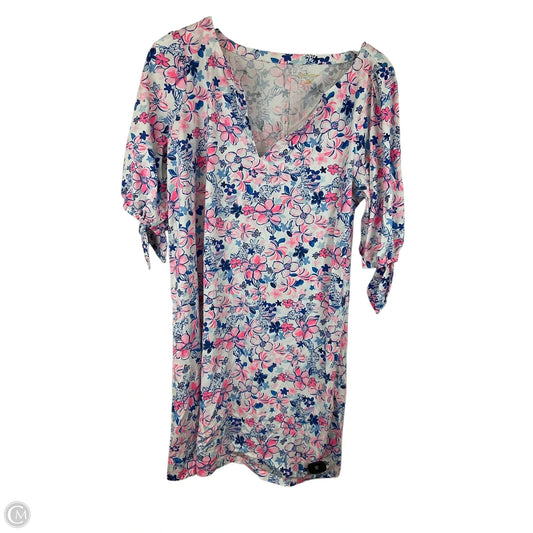 Dress Designer By Lilly Pulitzer In Blue & Pink, Size: Xxl