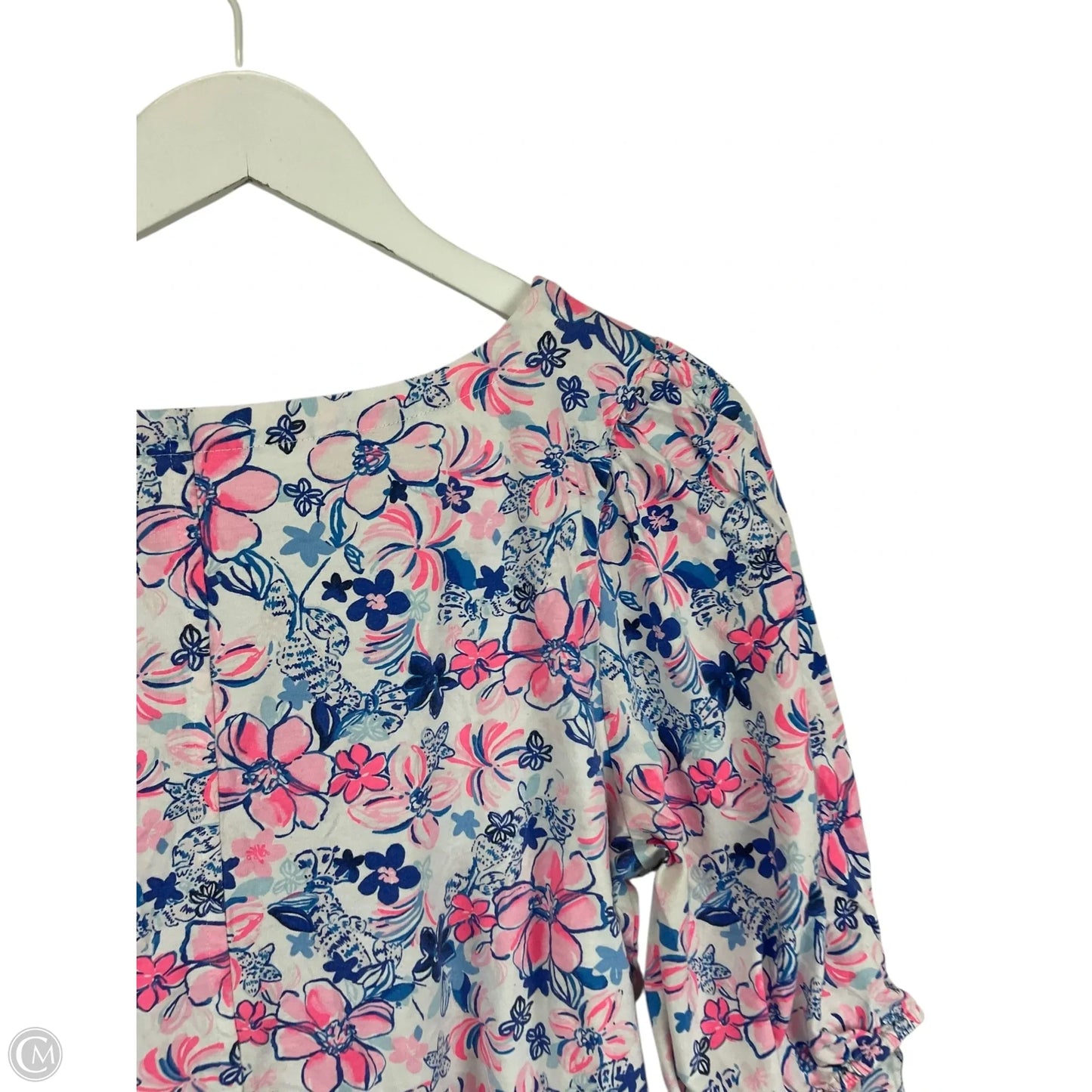 Dress Designer By Lilly Pulitzer In Blue & Pink, Size: Xxl