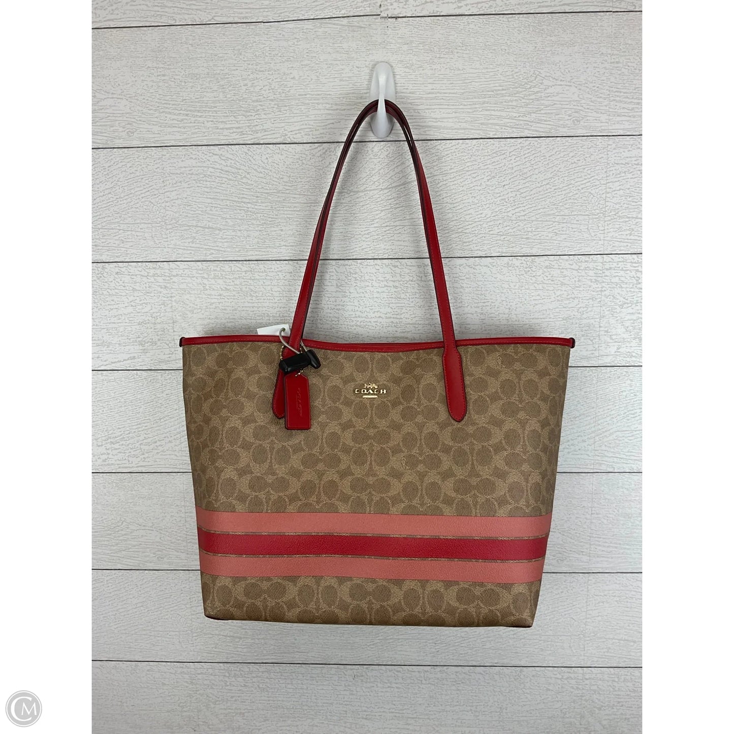 Handbag Designer By Coach, Size: Large